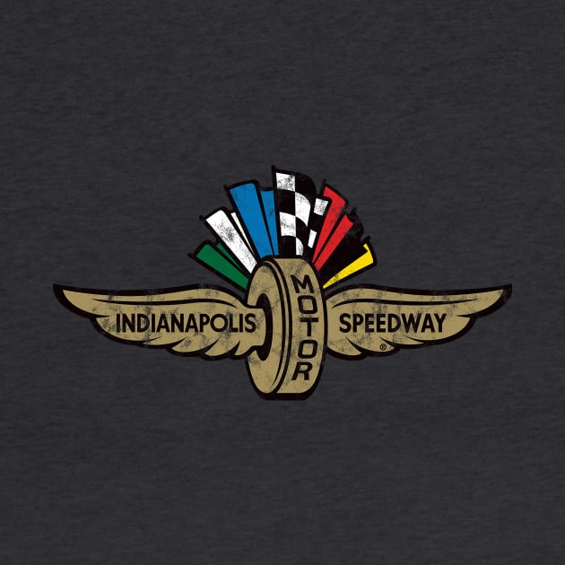 Indianapolis Motor Speedway Distressed Logo by StebopDesigns